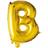 Hisab Joker Foil Ballon Letter B Gold