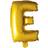 Hisab Joker Foil Ballon Letter E Gold