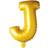 Hisab Joker Foil Ballon Letter J Gold
