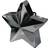 Amscan Balloon Weight Star Black