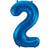 Folat Foil Ballons Number 2 Blue