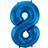 Folat Foil Ballons Number 8 Blue