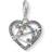 Thomas Sabo Cupid's Arrow Charm Pendant - Silver/Multicolor