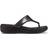 Crocs Monterey Metallic Wedge - Dark Charcoal/Black