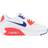 Nike Air Max 90 W - White/Flash Crimson/Racer Blue