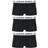 Hugo Boss Stretch Cotton Trunks 3-pack - Black