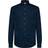 Calvin Klein Slim Poplin Stretch Shirt - Midnight Blue