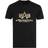 Alpha Industries Basic T-Shirt Foll Print - Black