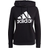 Adidas Women's Essentials Relaxed Logo Hoodie - Black/White