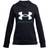 Under Armour Girl's Rival Fleece Logo Hoodie - Black (1356431-001)