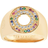 Sif Jakobs Valiano Signet Ring - Gold/Multicolour