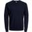Jack & Jones V-Neck Knitted Sweater - Blue/Navy Blazer