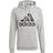 Adidas Essentials Big Logo Hoodie - Medium Grey Heather/Black