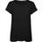 Vero Moda O-neck Short Sleeved Top - Black