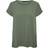 Vero Moda O-neck Short Sleeved Top - Green/Laurel Wreath