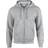 Gildan Heavy Blend Full Zip Hooded Sweatshirt Unisex - Sport Grey