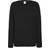 Fruit of the Loom Ladies Lightweight Raglan Sweatshirt - Black