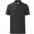 Fruit of the Loom Iconic Polo Shirt Unisex - Black