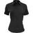 Henbury Ladies Wicking Short Sleeve Work Shirt - Black