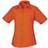 Premier Women's Short Sleeve Poplin Blouse - Orange