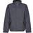 Regatta Dover Fleece Lined Waterproof Insulated Bomber Jacket - Seal Grey/Black