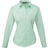 Premier Women's Long Sleeve Poplin Blouse - Aqua