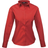 Premier Women's Long Sleeve Poplin Blouse - Red