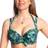 Missya Rose Strapless Halterneck Bikini Top - Green