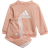 Adidas Infant Badge of Sport Jogger Set - Ambient Blush/White (H28836)