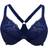 Glamorise Front Close T-Back WonderWire Bra - Blue