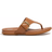 Fitflop Gracie Buckle Leather Toe-Post - Light Tan