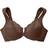 Glamorise Wonderwire Front Close Bra - Mocha