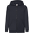 Fruit of the Loom Kid's Hooded Sweatshirt Jacket - Deep Navy