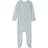 Serendipity Baby Suit Stripe - Lake Blue/Offwhite