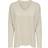 Only V-Neck Knitted Pullover - Beige/Pumice Stone