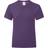Fruit of the Loom Girl's Iconic 150 T-shirt - Purple (61-025-0PE)