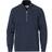 Sunspel Half Zip Loopback Sweatshirt - Navy