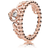 Pandora Princess Tiara Crown Ring - Rose Gold/Transparent