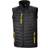 Result Black Compass Padded Softshell Gilet Unisex - Black/Yellow