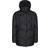 Rains Hooded Puffer Coat - Black