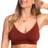 Missya Lucia Glitter Bra Top - Burnt Orange