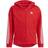 Adidas Kid's 3-Stripes Full-Zip Hoodie - Vivid Red/White (GT6889)