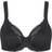 Triumph Modern Lace Cotton Wired Bra - Black