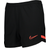 Nike Dri-Fit Academy Knit Shorts Women - Black/Black/Bright Crimson/Bright Crimson