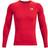 Under Armour Men's Heatgear Long Sleeve Top - Red/White