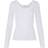 Pieces Kitte Button Front Ribbed Top - Bright White