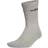 adidas Half-Cushioned Crew Socks 3-pack - Medium Grey Heather/Black