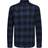 Only & Sons Checked Long Sleeved Shirt - Blue/Dress Blues