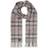 Amanda Christensen Merino Wool Check Scarf - Grey