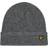 Lyle & Scott Racket Rib Beanie - Grey Marl